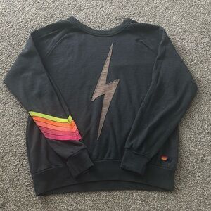 Aviator Nation Lightning Bolt Crewneck